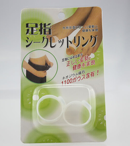 Magnetic toe ring
