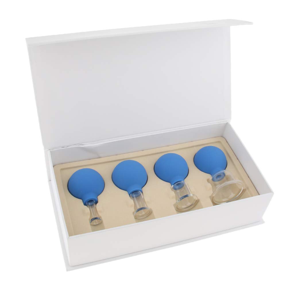 Silicone glass cupping set