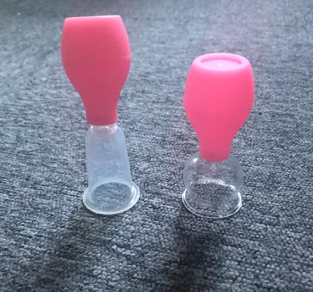 Pink silicone cupping