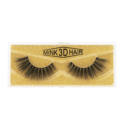  Natural 3D Mink False Eyelashes Vendor Custom Eyelash Packaging